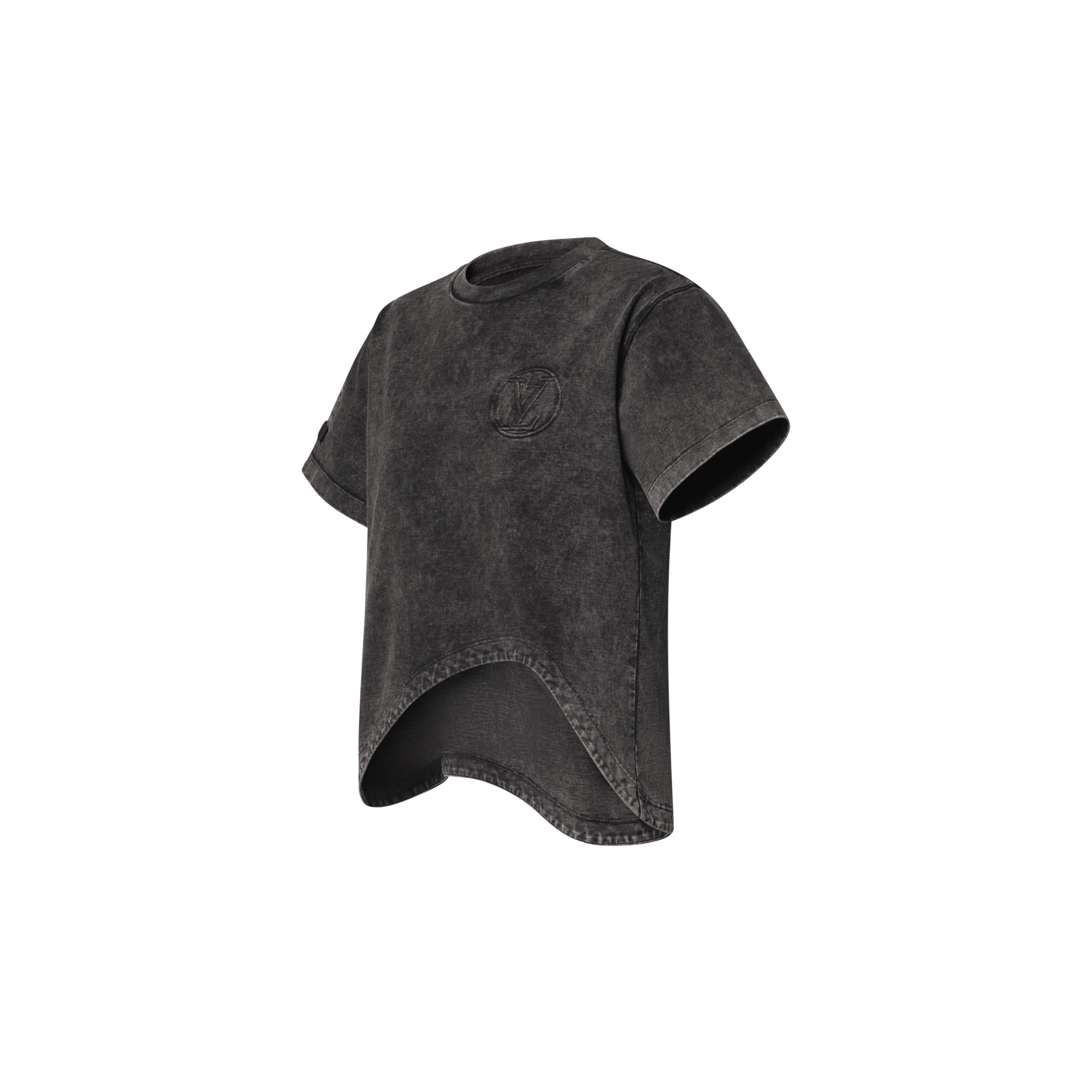 Curve Hem T-Shirt - 2