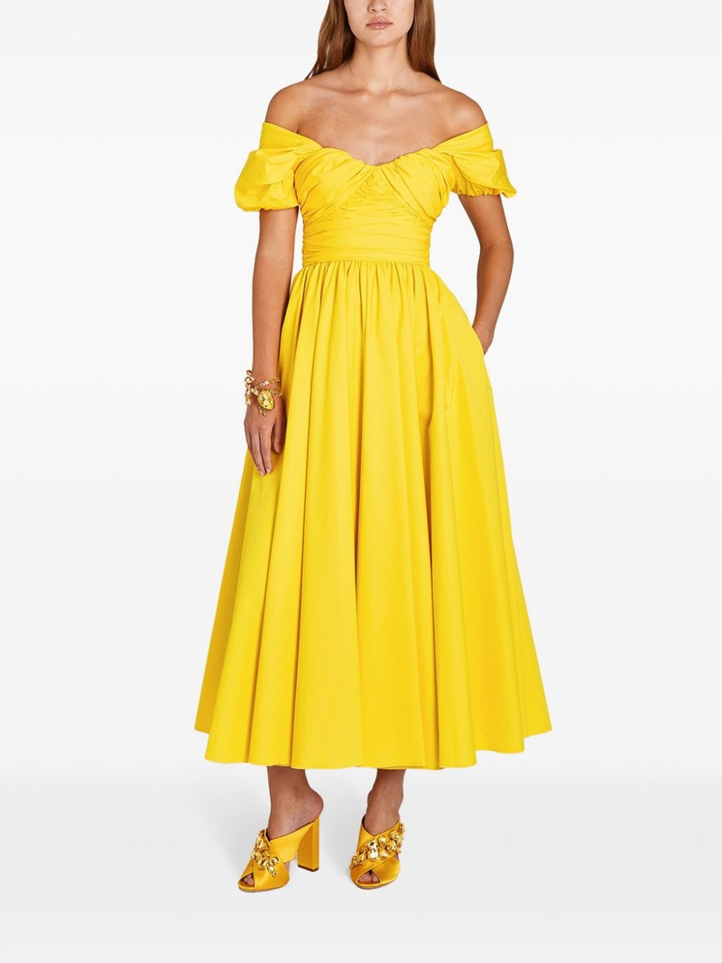 GIAMBATTISTA VALLI poplin midi dress outlook