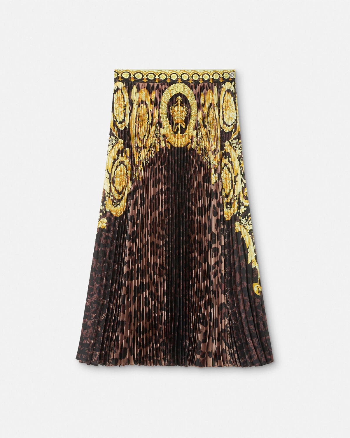 Wild Barocco Pleated Mini Skirt - 1