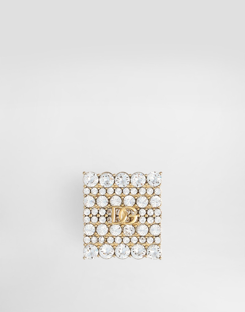 Sartoria rhinestones brooch 1