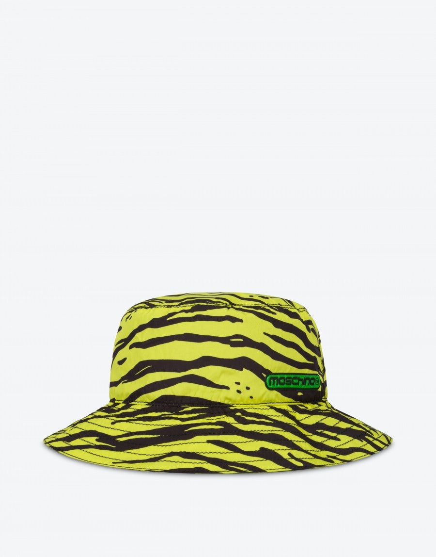 ALLOVER TIGER NYLON HAT - 1