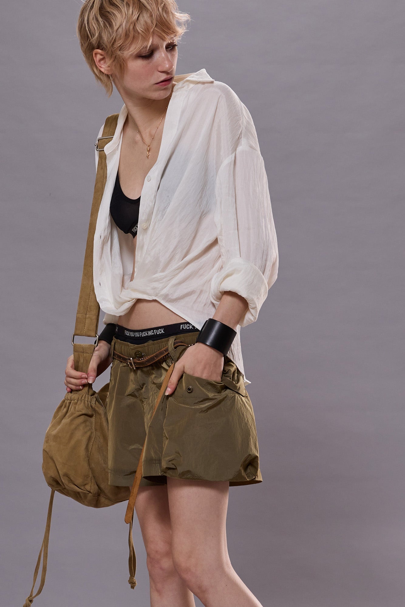 TWISTED FRONT SHIRT - 2