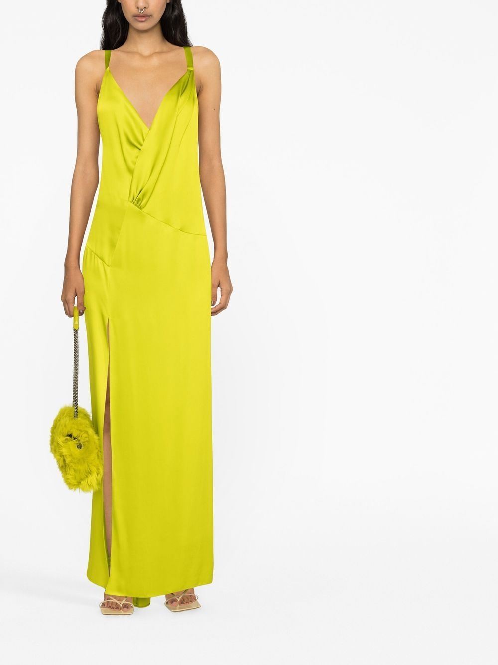 silk maxi dress - 2