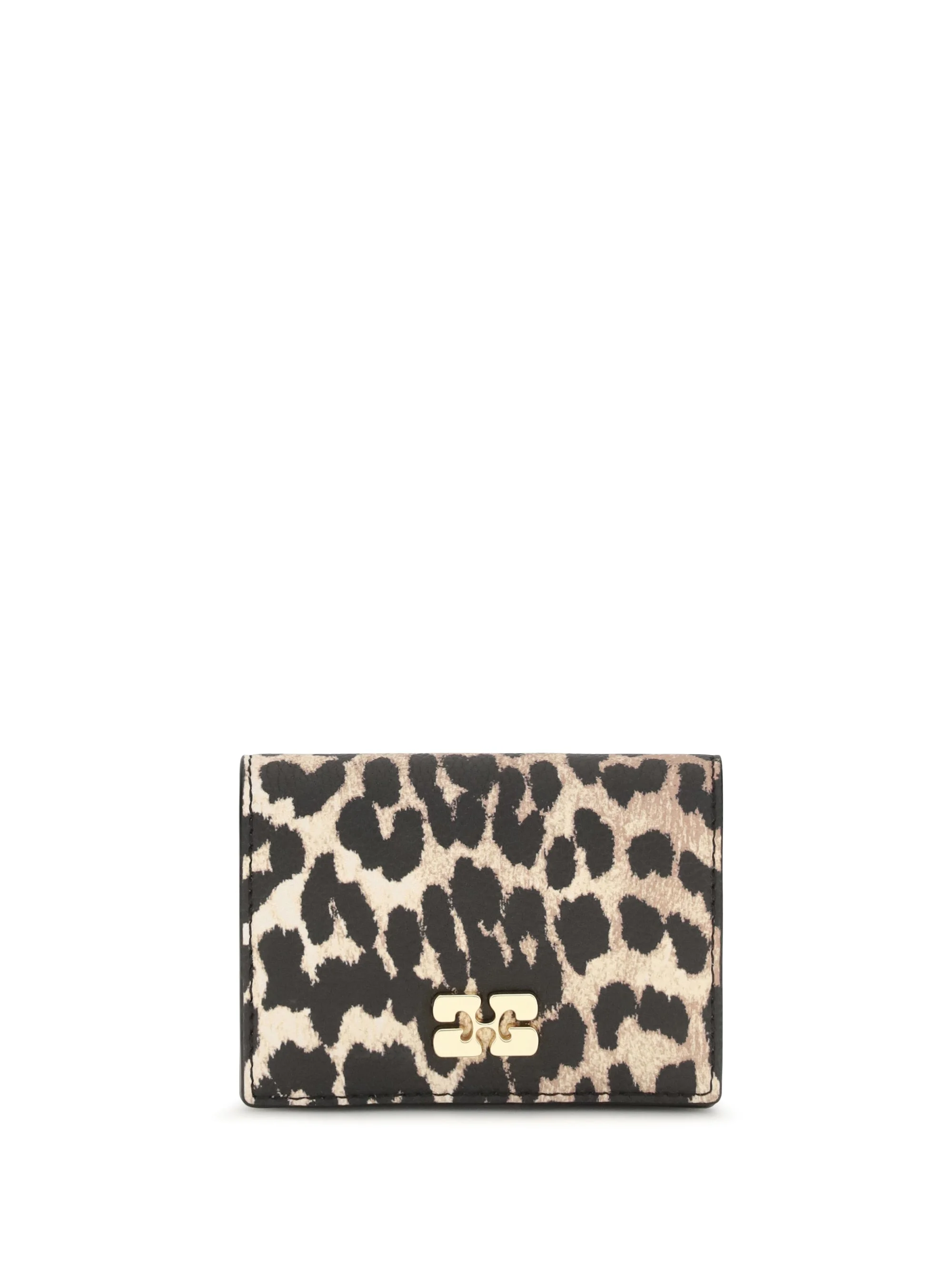 Ganni Bou Animal Print Card Holder - 1