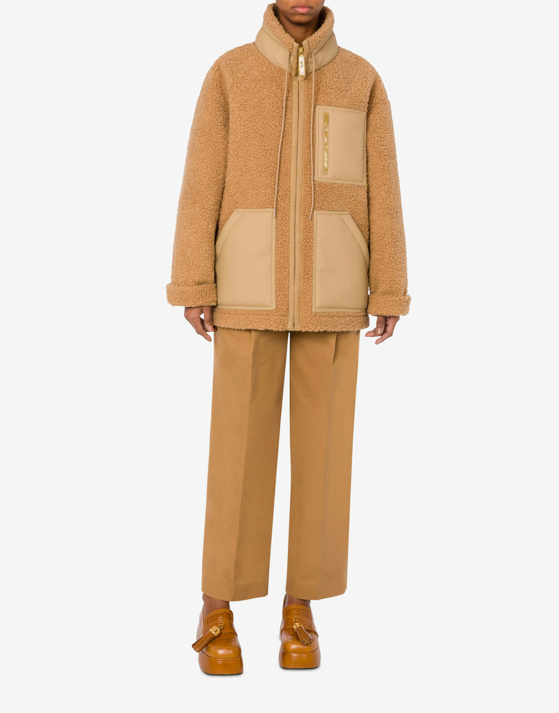 Moschino SOFT FABRIC JACKET WITH ZIP outlook