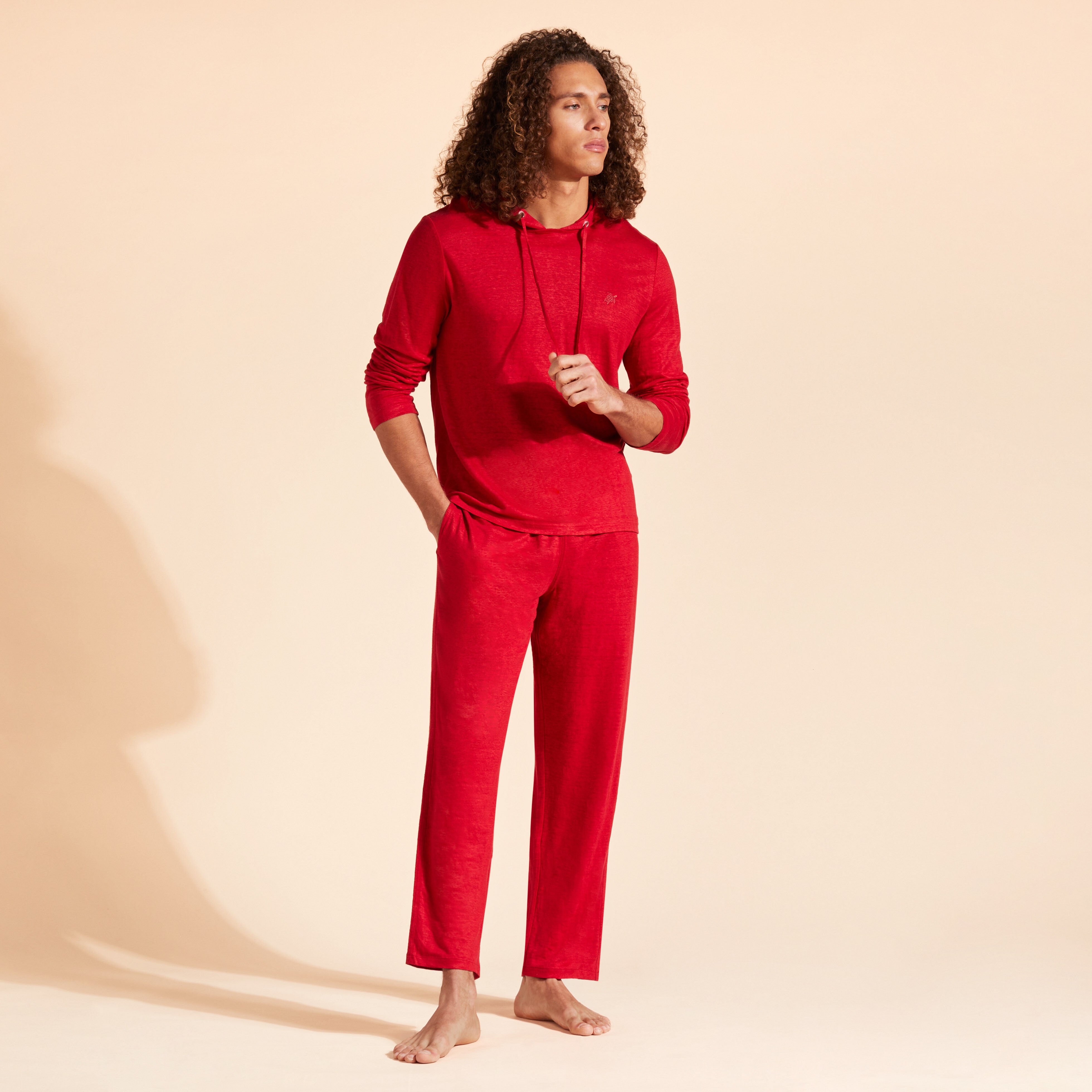 Unisex Linen Pants Solid - 5