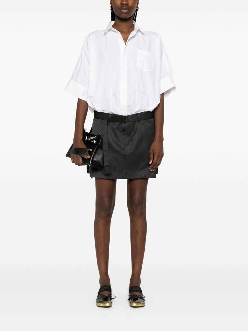 sacai panelled mini dress outlook