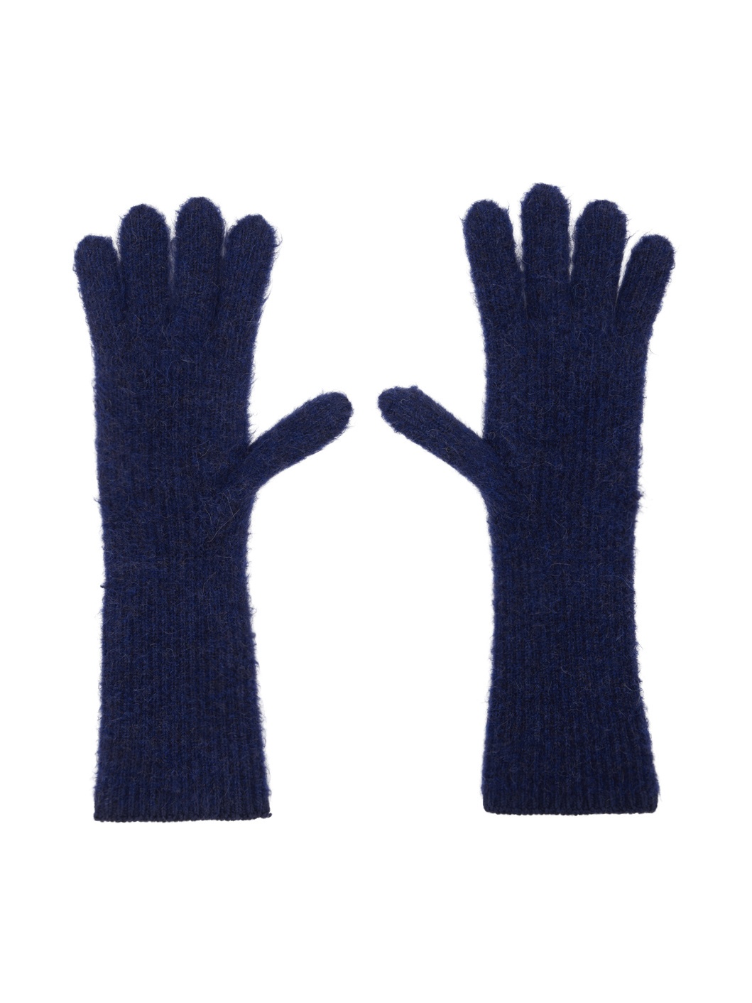 JACQUEMUS Navy La Casa 'Les gants Gros Grain' Gloves
