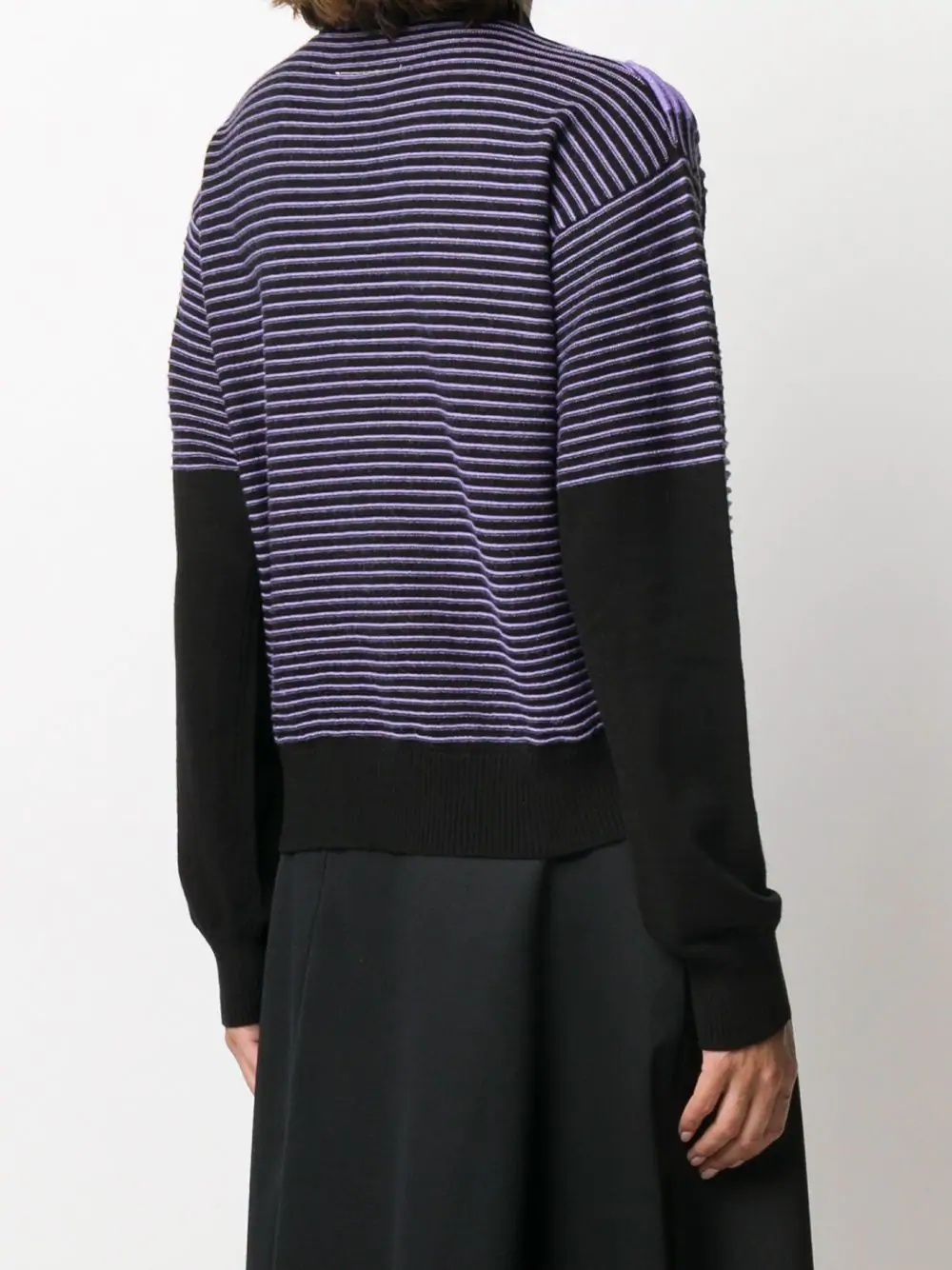 asymmetric knitted jumper - 4