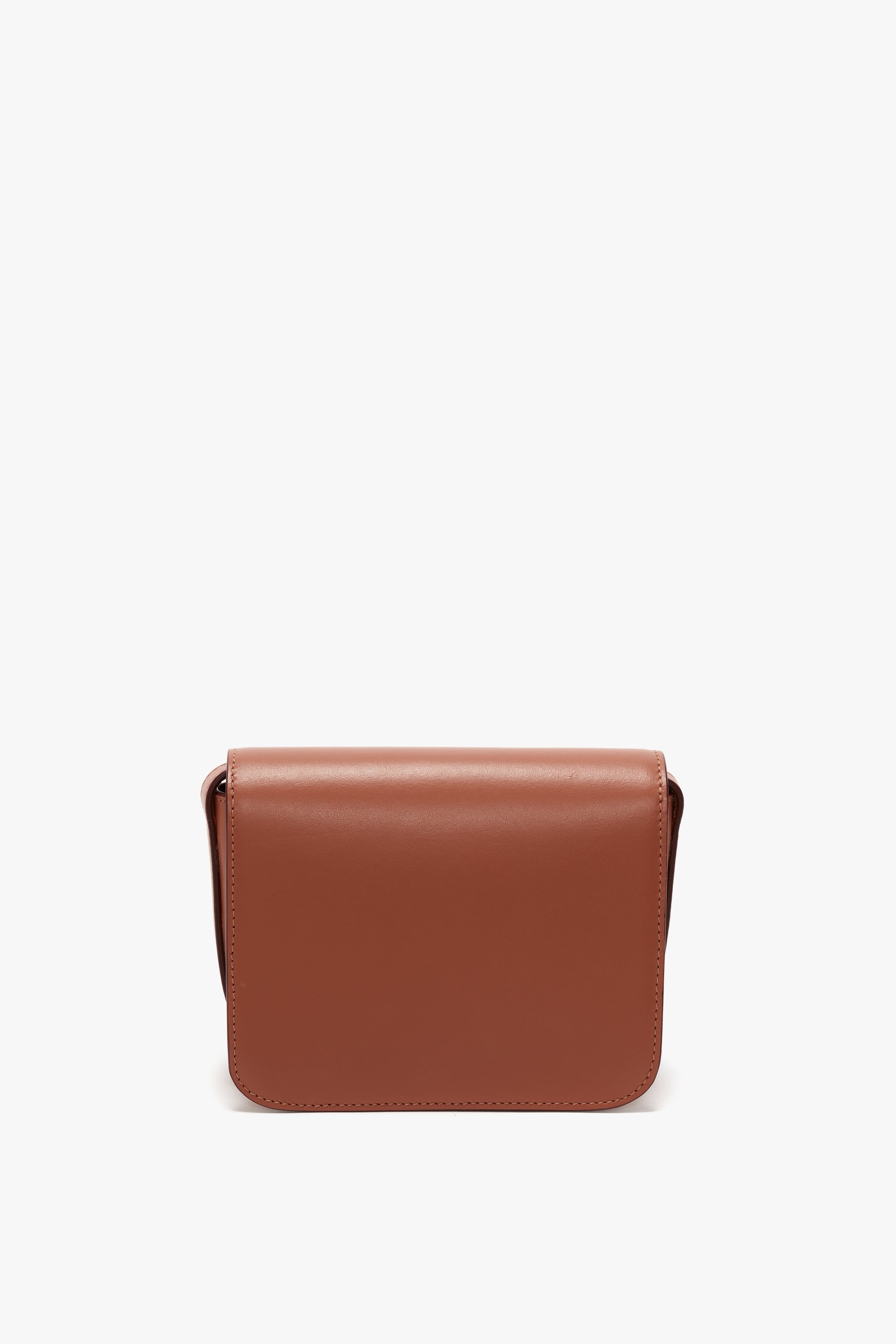 Mini Chain Shoulder Bag In Tan Leather - 4