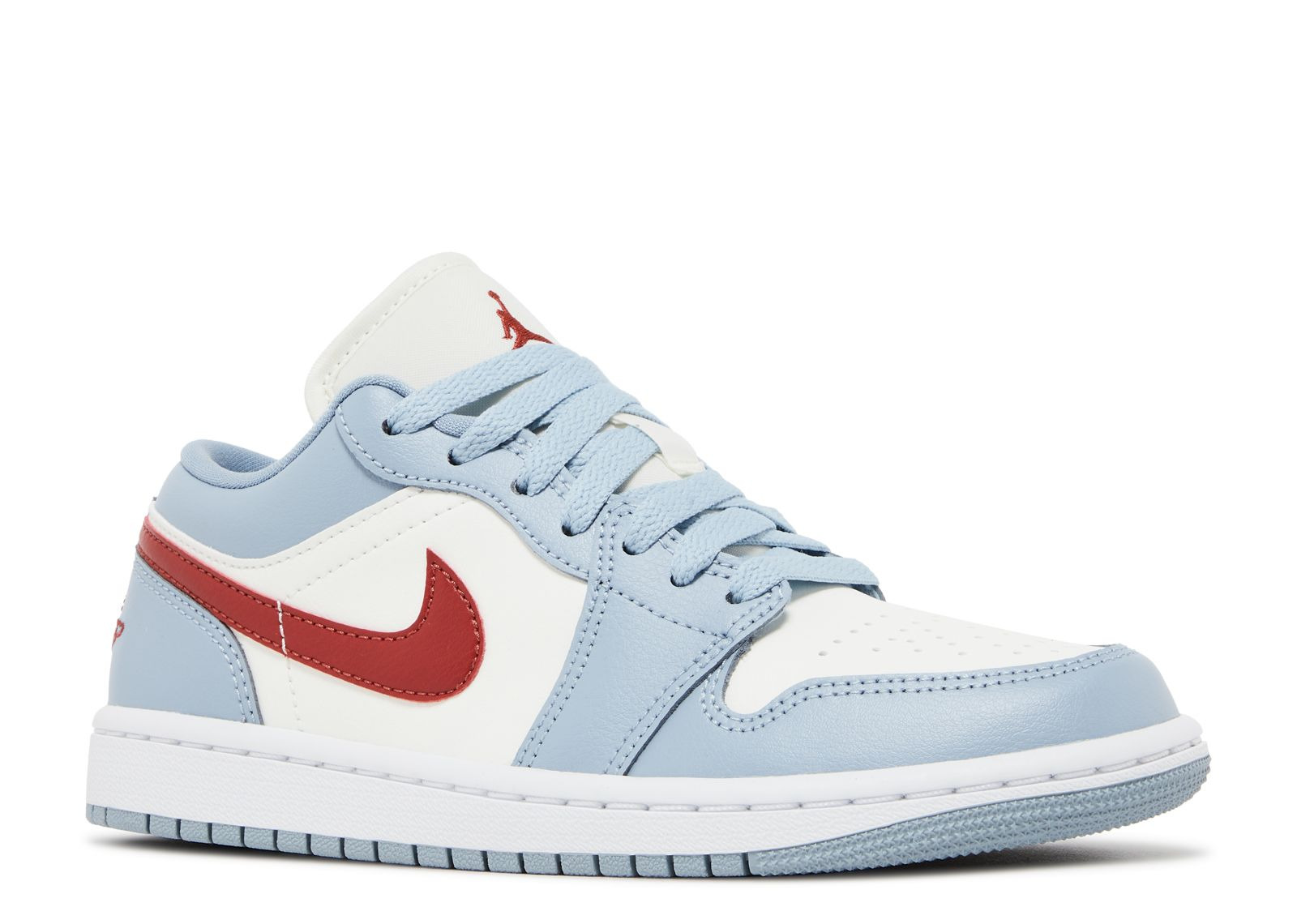 WMNS JORDAN 1 LOW 'BLUE WHISPER DUNE RED' - 2