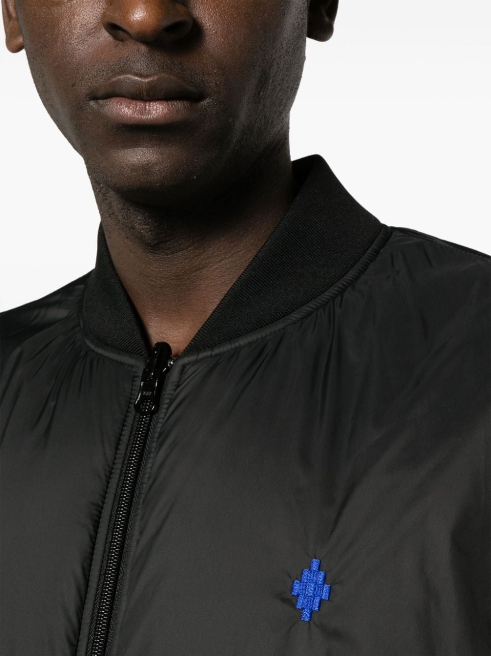 logo-print reversible bomber jacket - 5