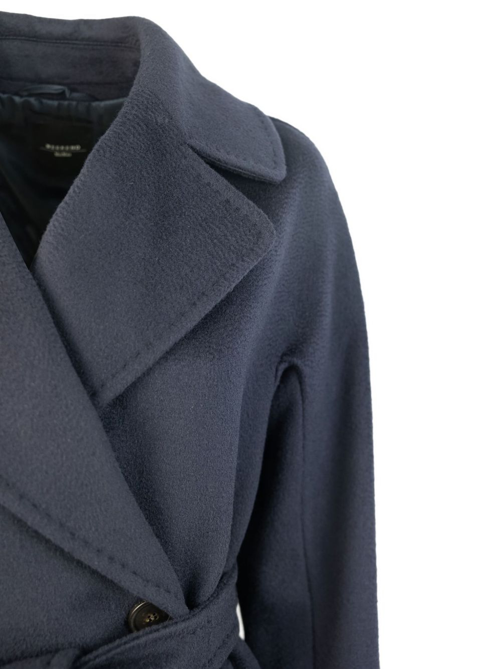 virgin wool double-breasted coat - 3