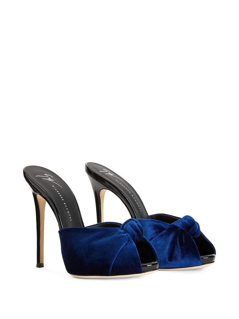 Giuseppe Zanotti Bridget 120mm knot-detail sandals outlook