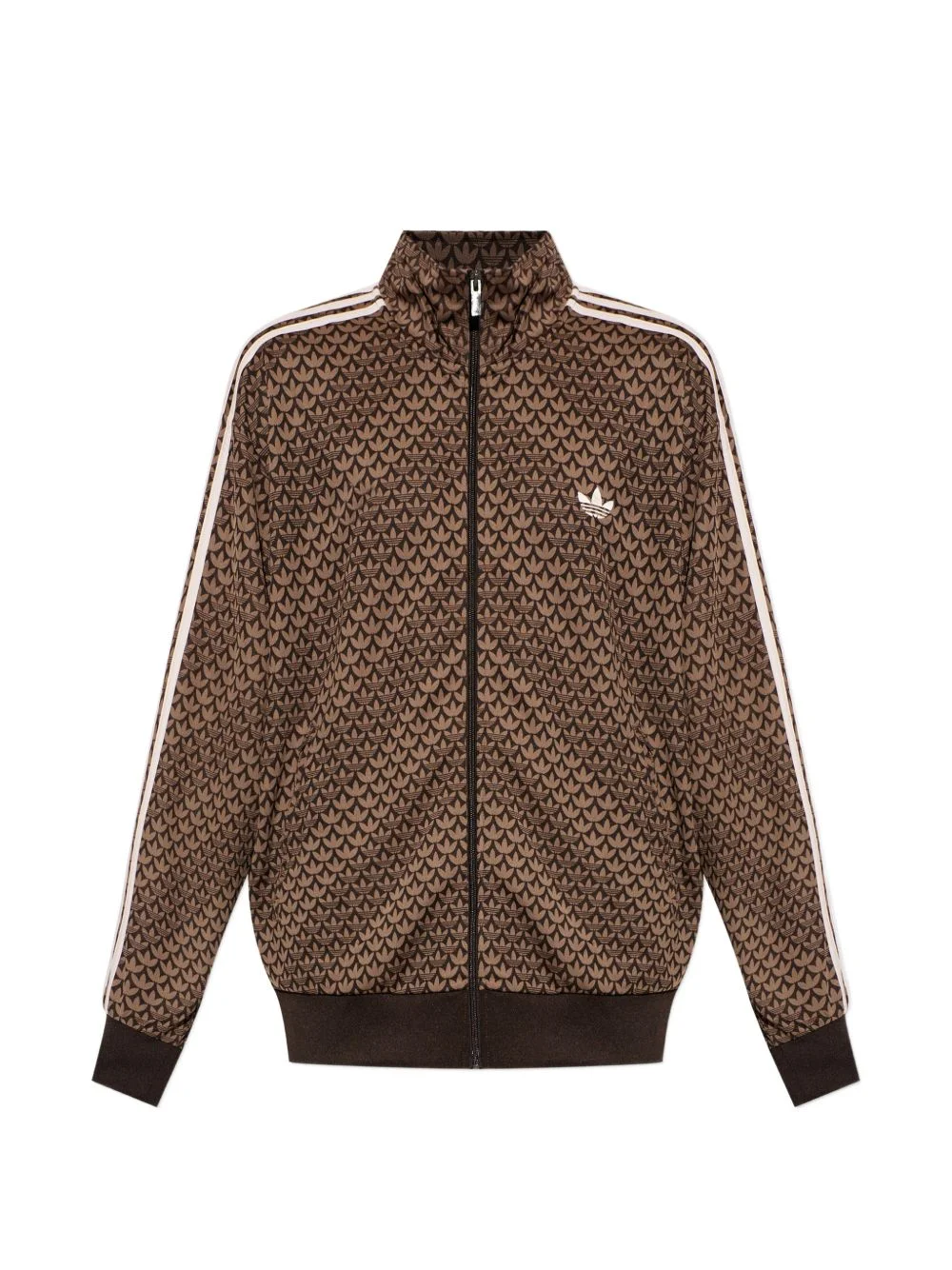 Firebird pattern zipped sweatshirt - 1