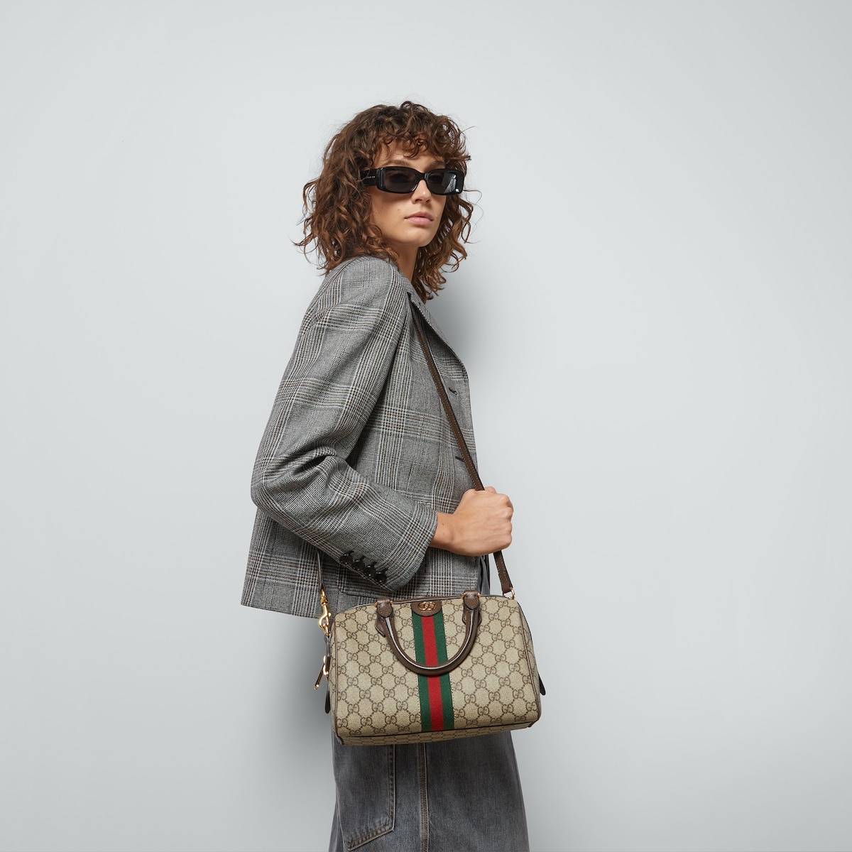 Ophidia GG small top handle bag - 4