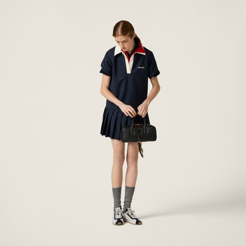Miu Miu Kid mohair mini-dress outlook