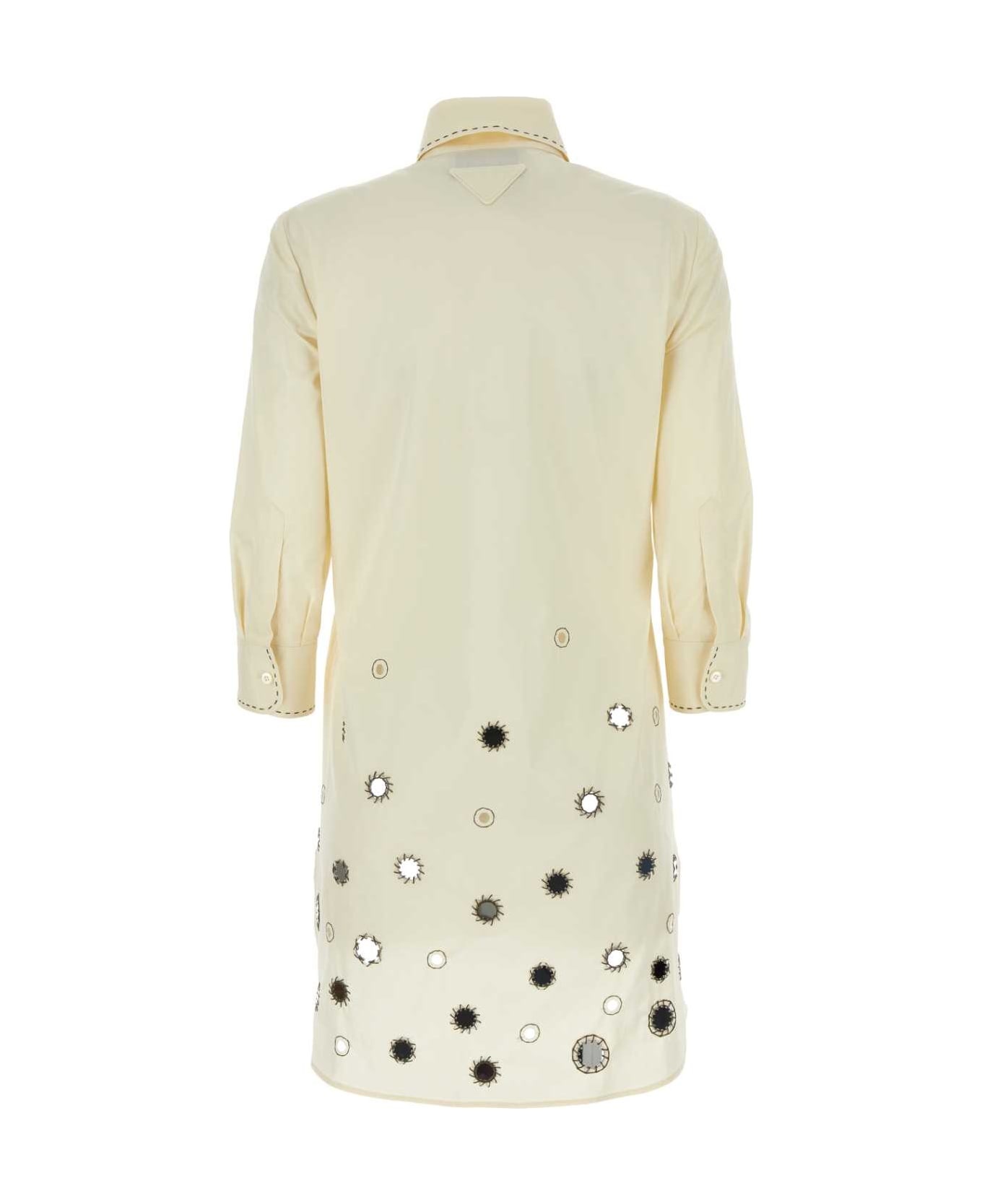 Sand Cotton Shirt Dress - 2