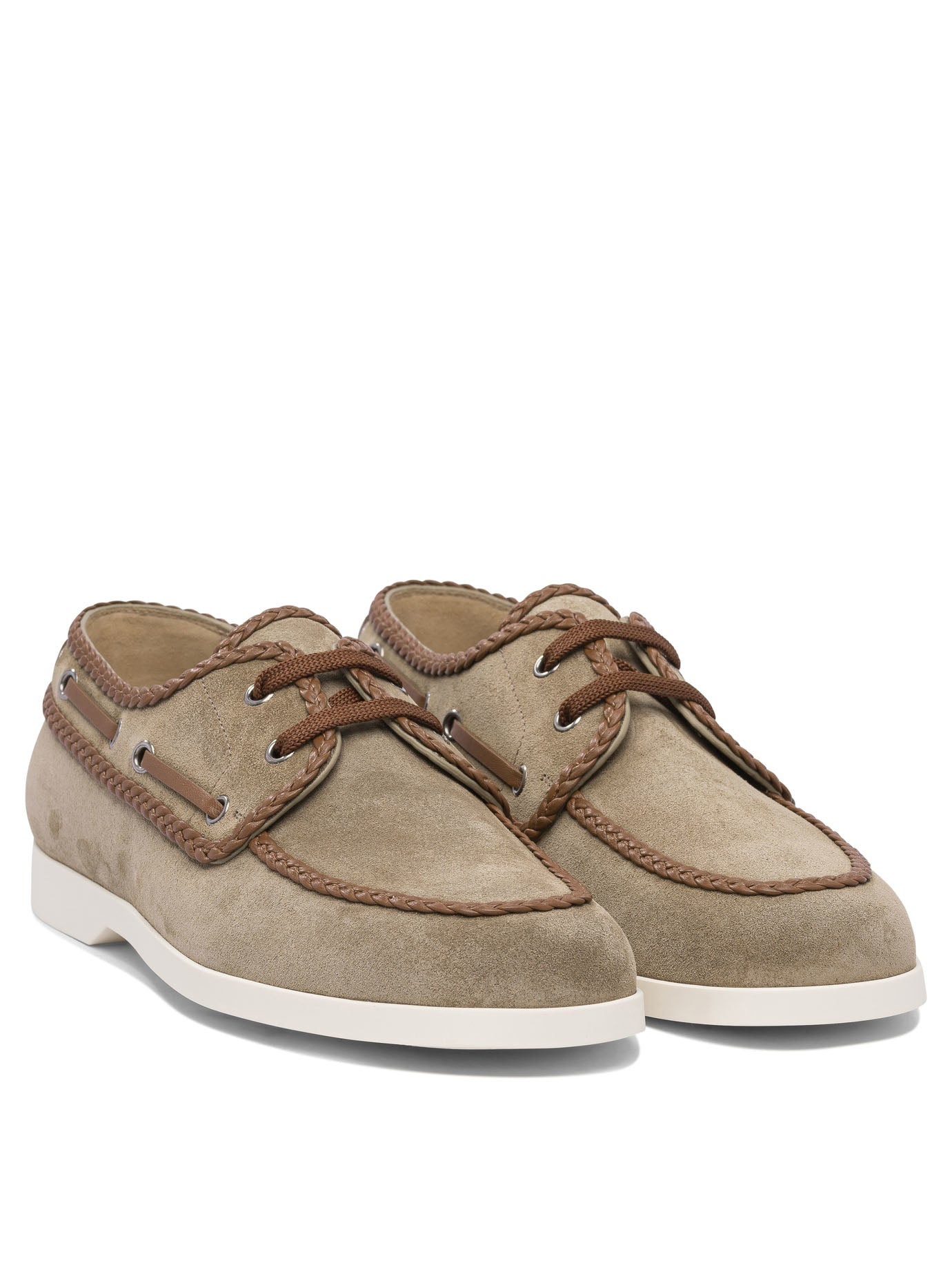 Valentino Garavani Men "Palm Avenue" Boat Shoes - 2