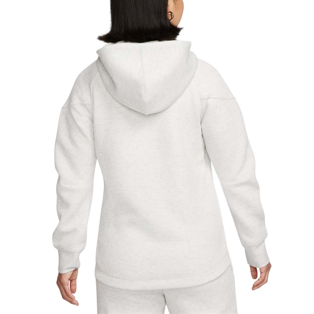 (WMNS) Nike Sportswear Tech Fleece Windrunner Full-Zip Hoodie Asia Sizing 'Light Grey Black' FB8339- - 2