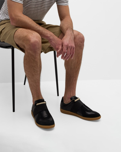 Maison Margiela Men's Replica Leather Elastic Band Sneakers outlook