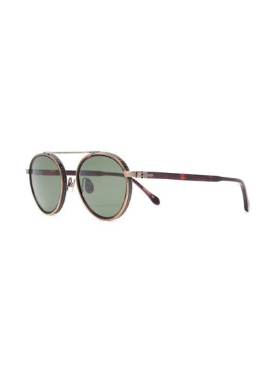 MATSUDA double-bridge round-frame sunglasses outlook