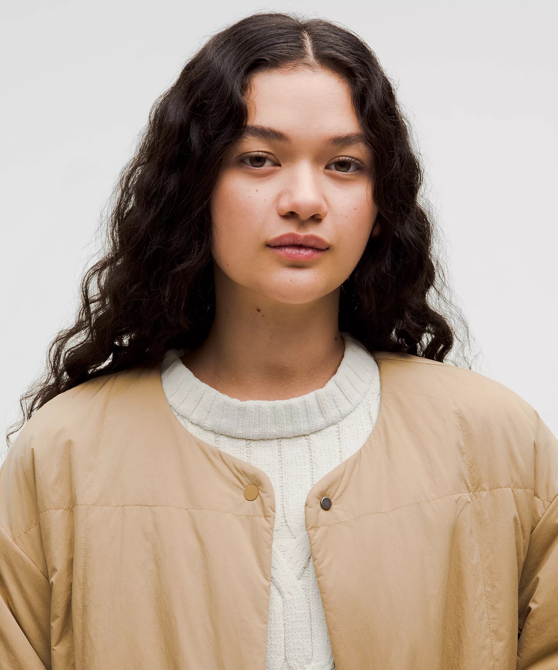 Fleece-Lined Insulated Long Coat - 3