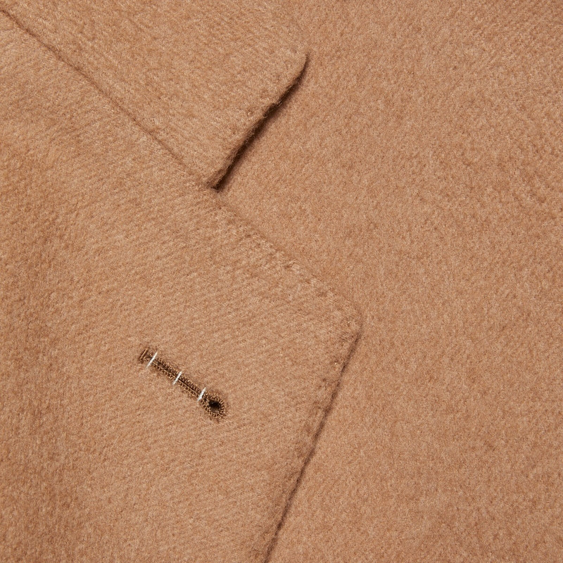 Camel coat with label 8