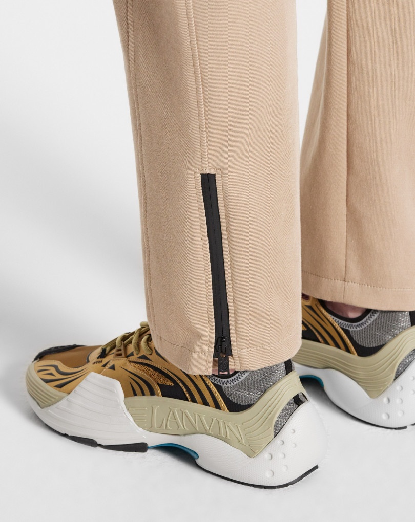 ZIPPED SLIM PANTS - 5