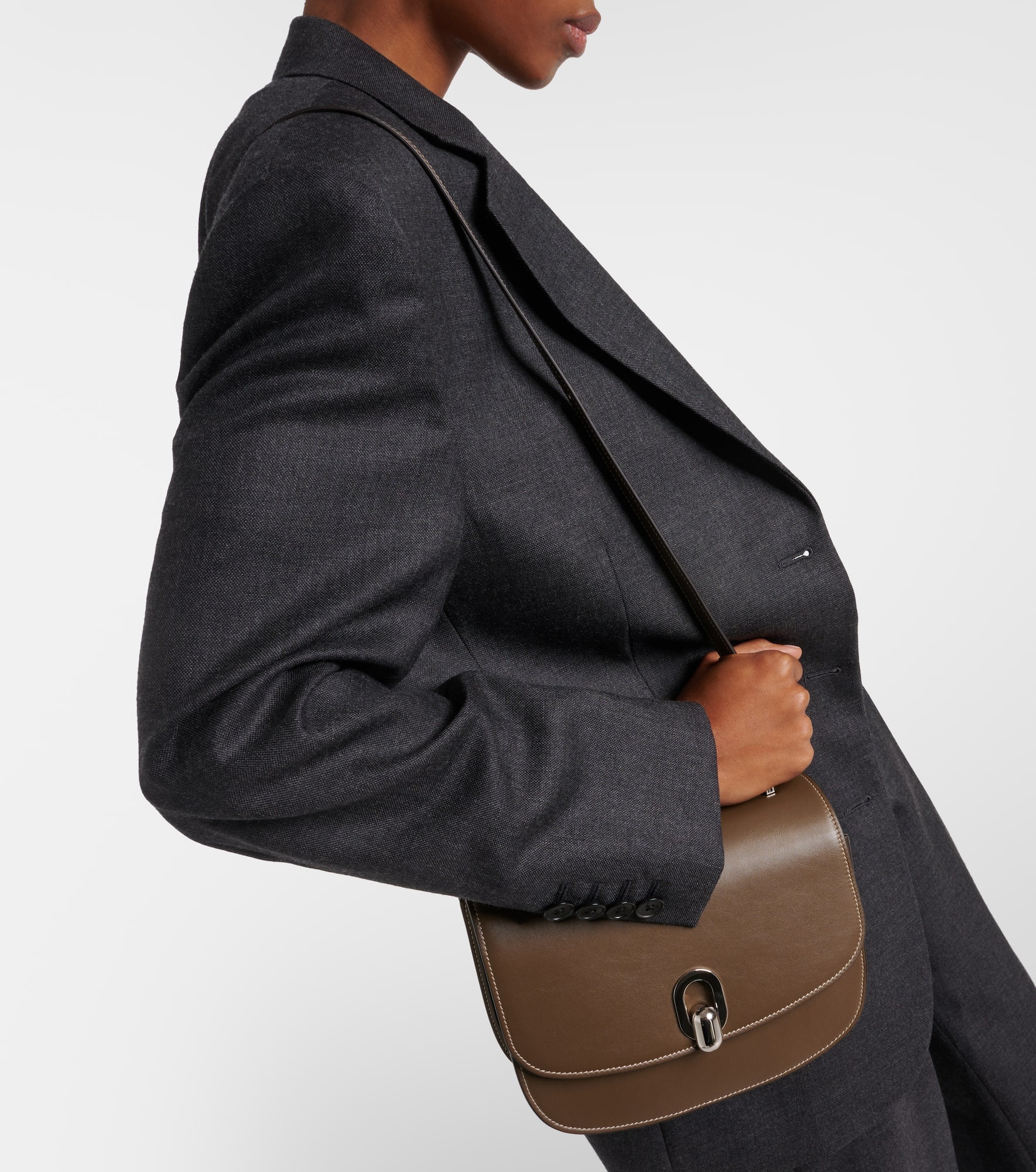 Tondo 22 leather shoulder bag - 2