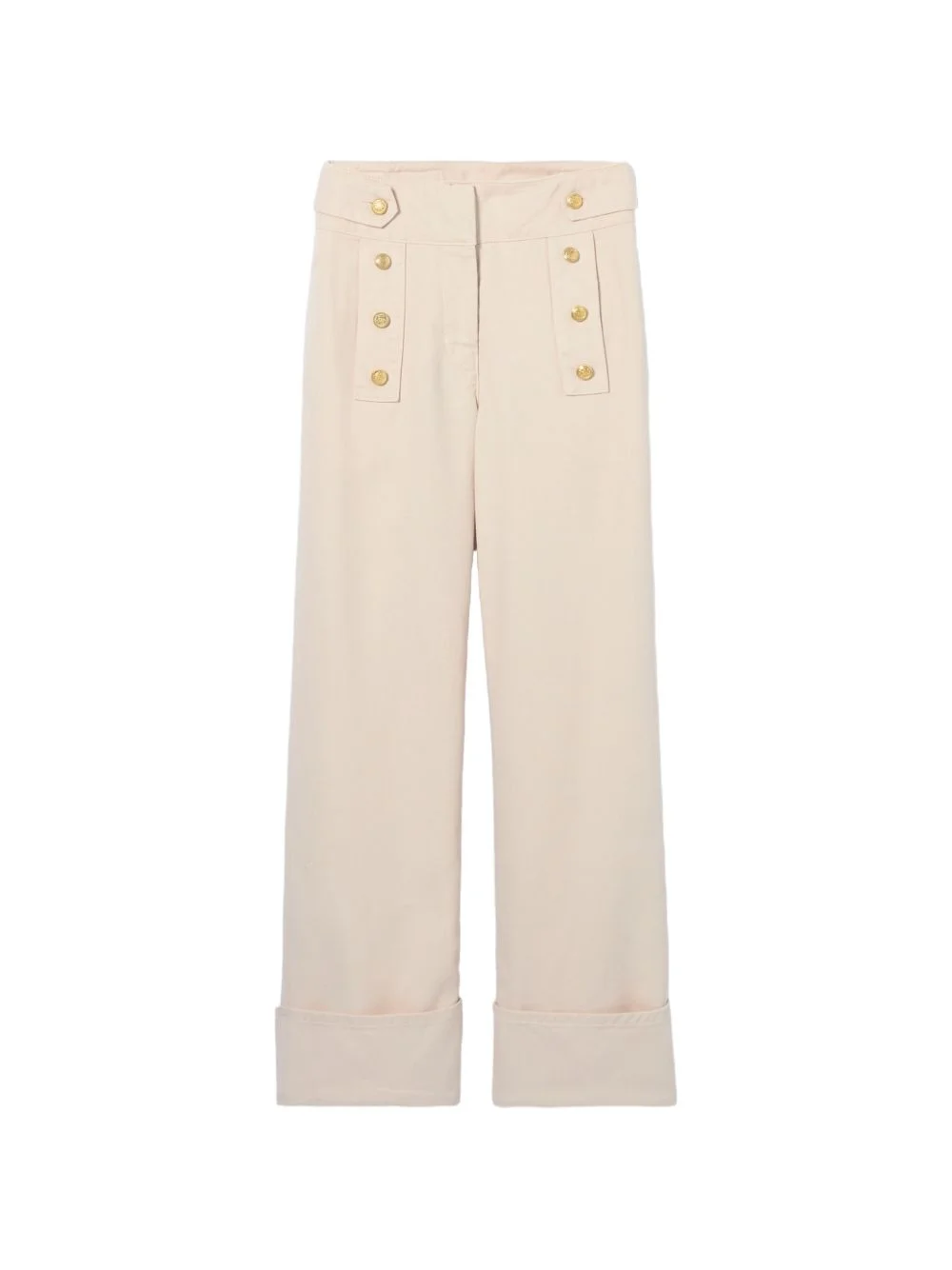 light denim wide-leg jeans - 1