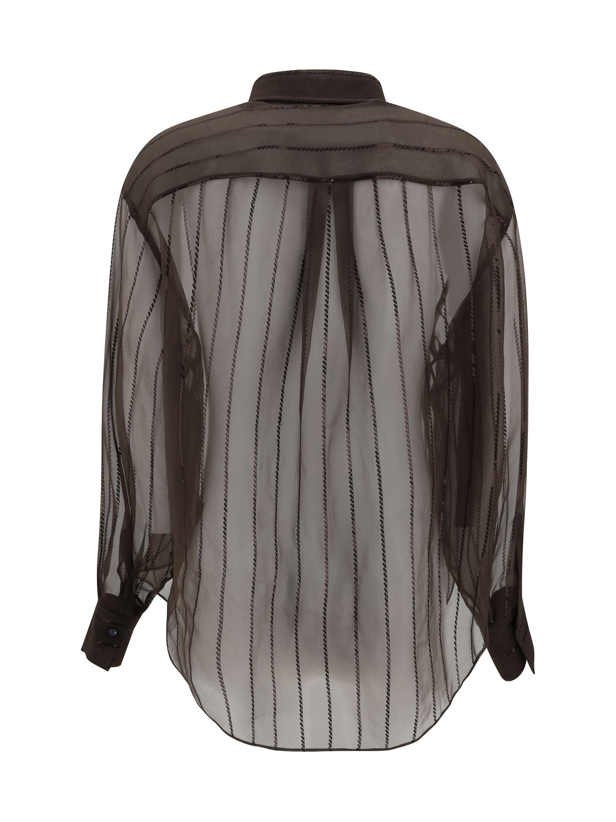 Brunello Cucinelli Women Silk Shirt - 2