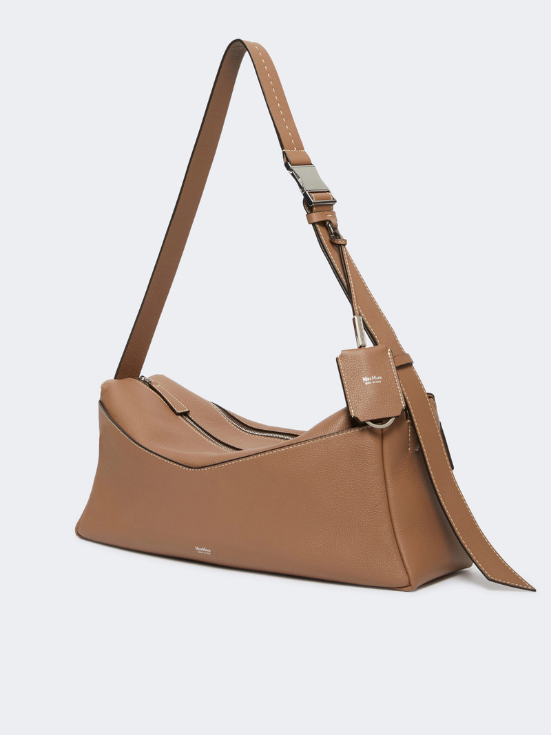 Max Mara SKIPPER Medium leather shoulder bag - BROWN outlook