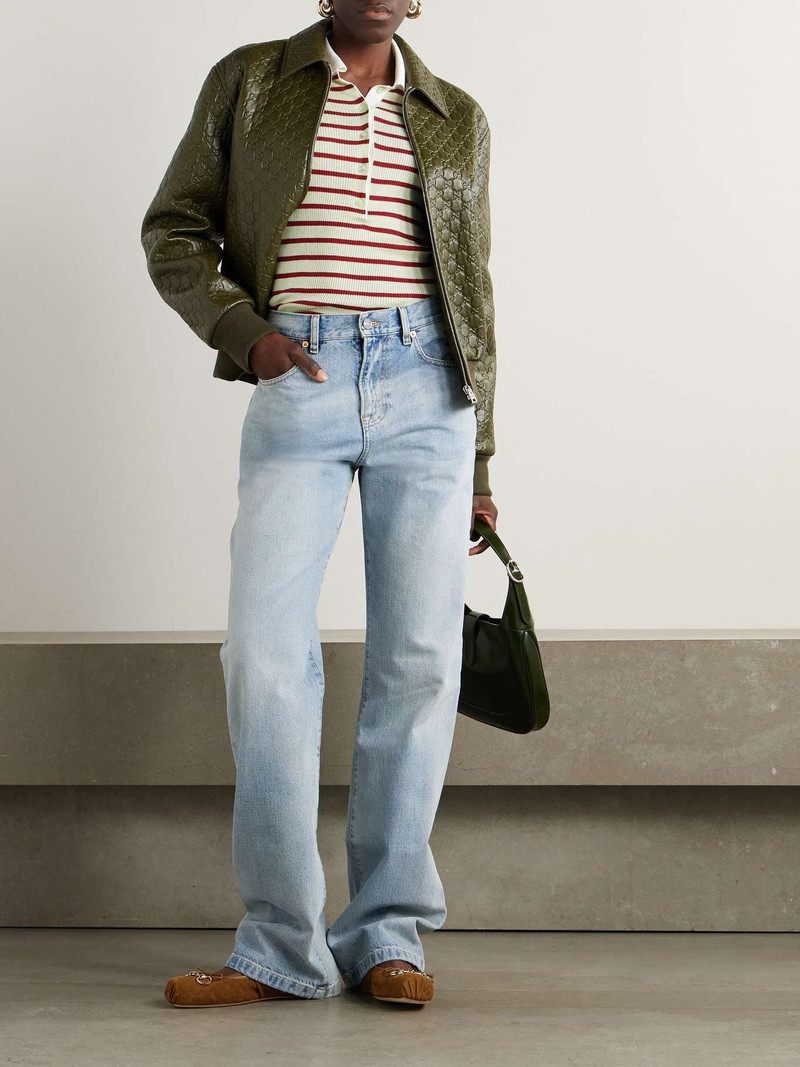 GUCCI High-rise bootcut jeans Blue outlook