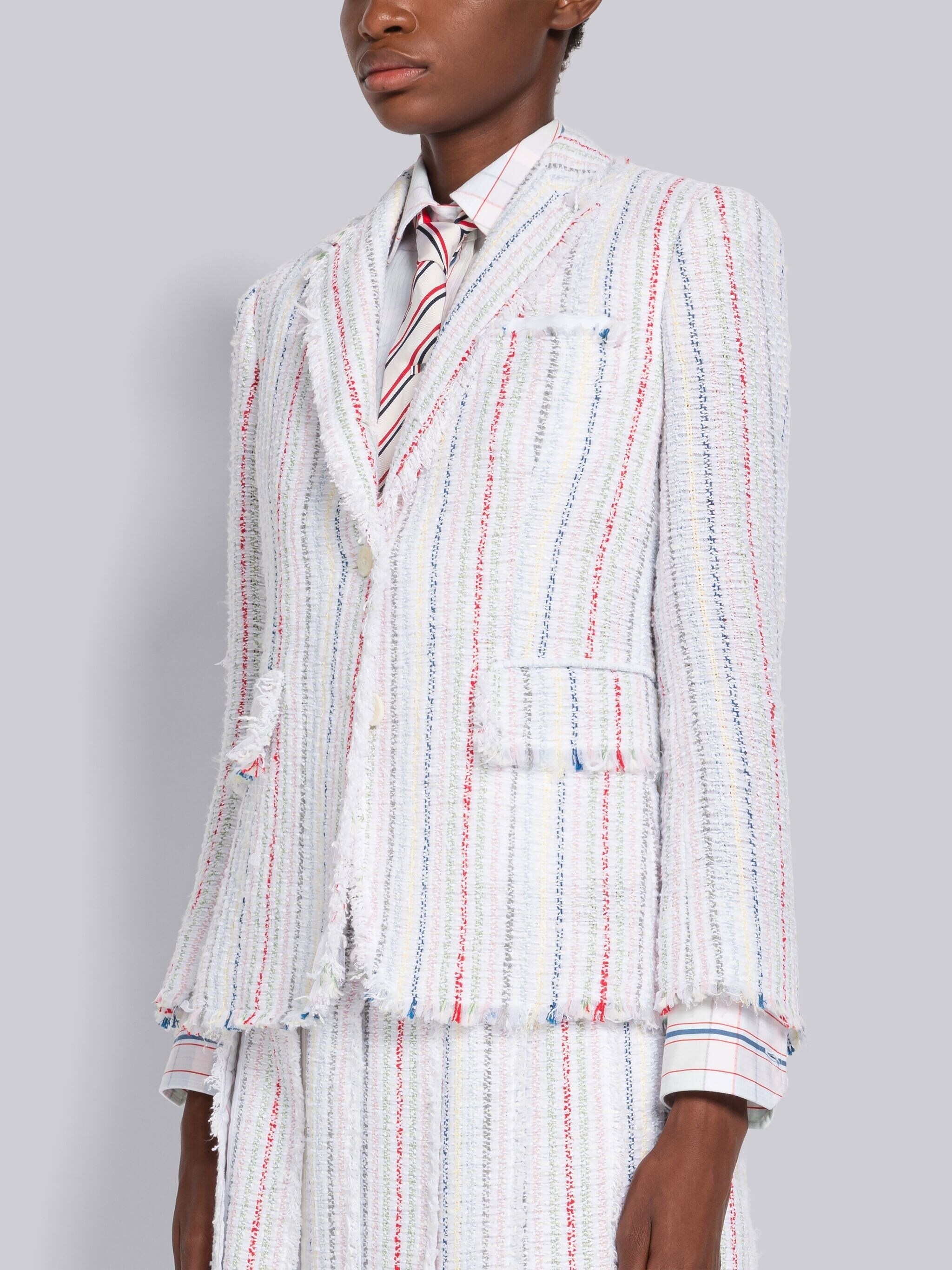 Seersucker Tulle Tweed Fit 1 Sport Coat - 2