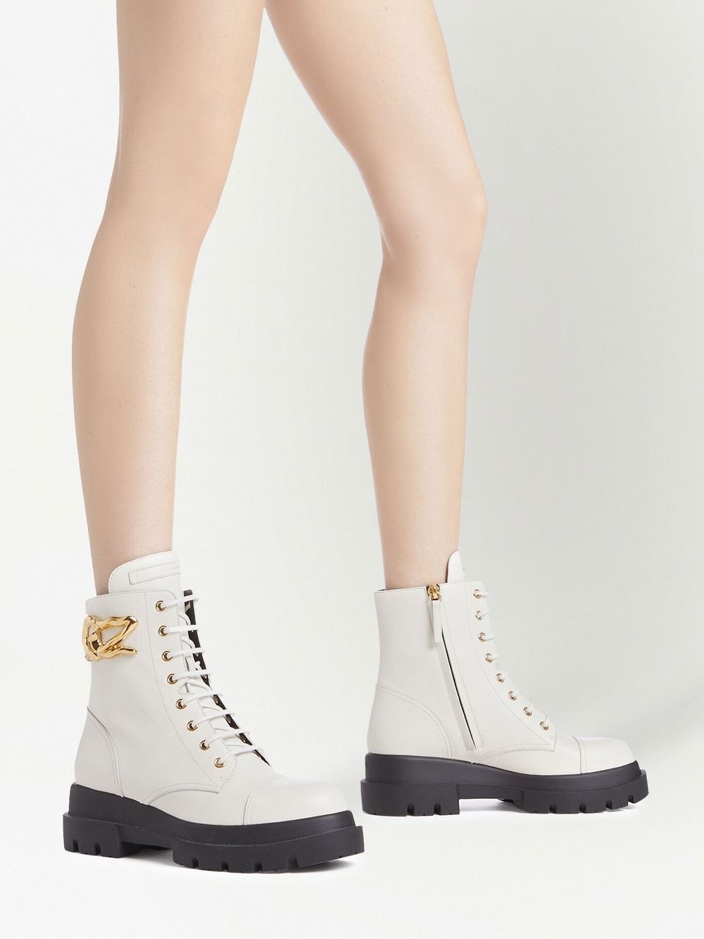 Tankie leather ankle boots - 4