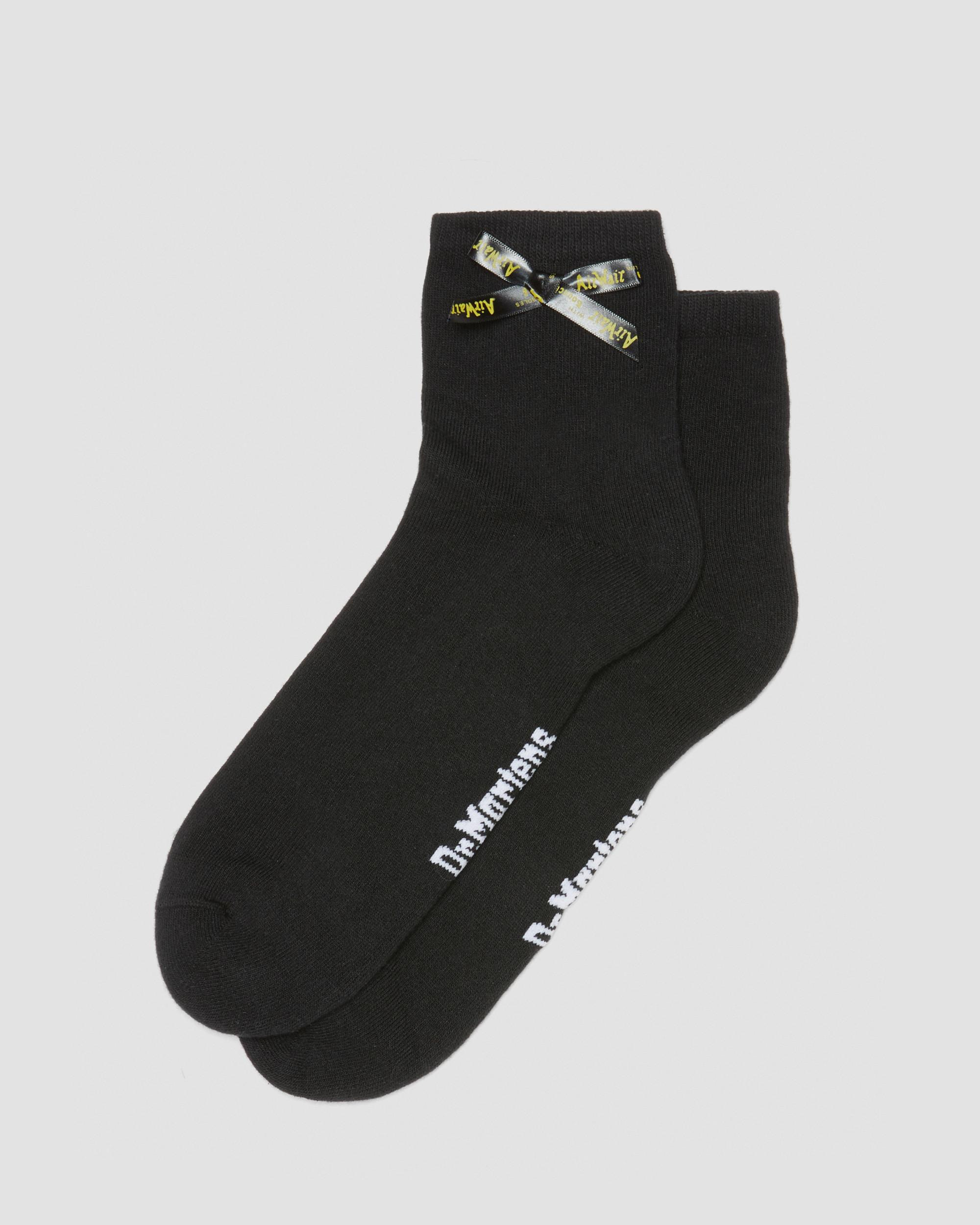 Ankle Bow Organic Cotton Blend Socks - 1