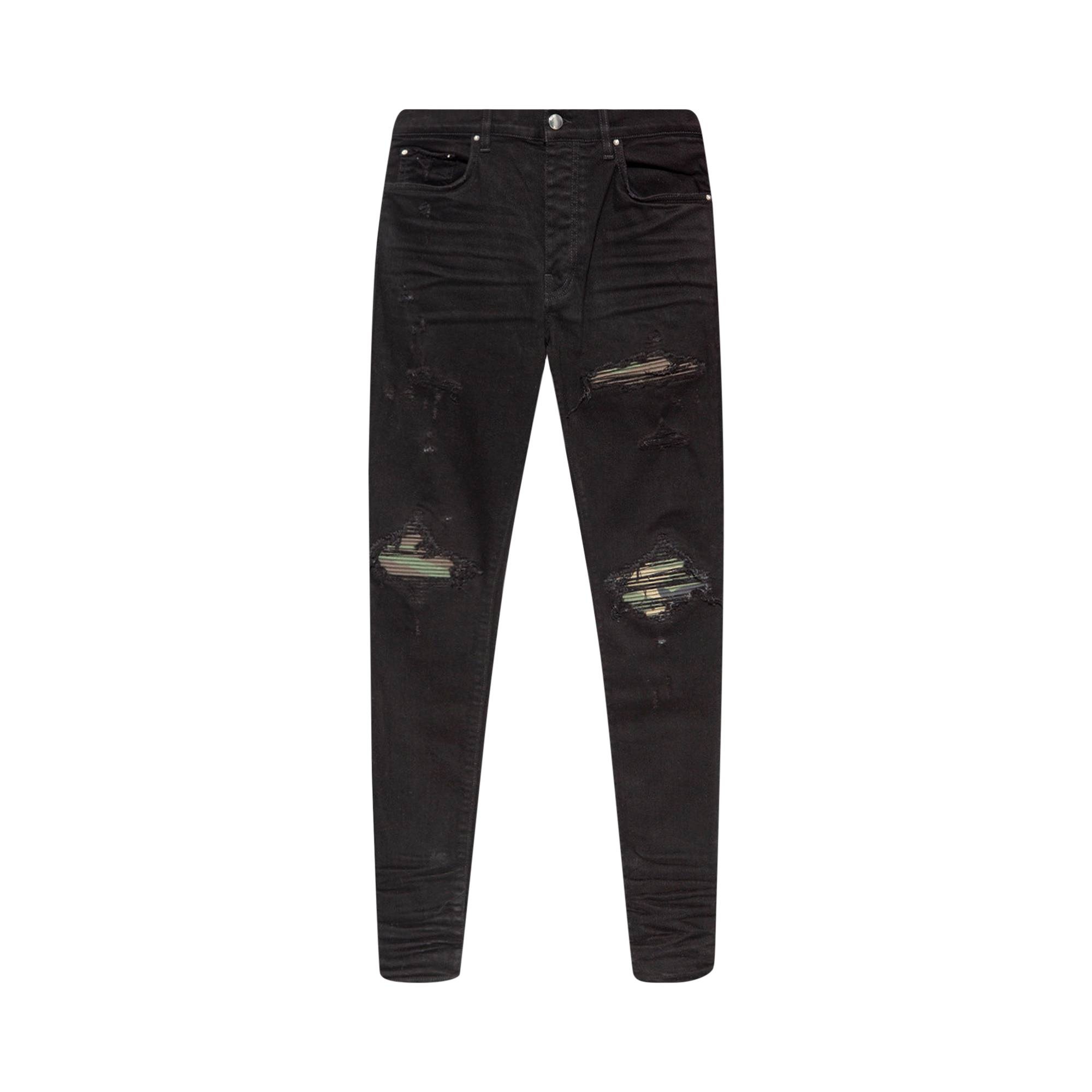 Amiri Mx1 Camo Jean 'Black' - 1