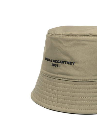 Stella McCartney reversible logo-embroidered bucket hat outlook