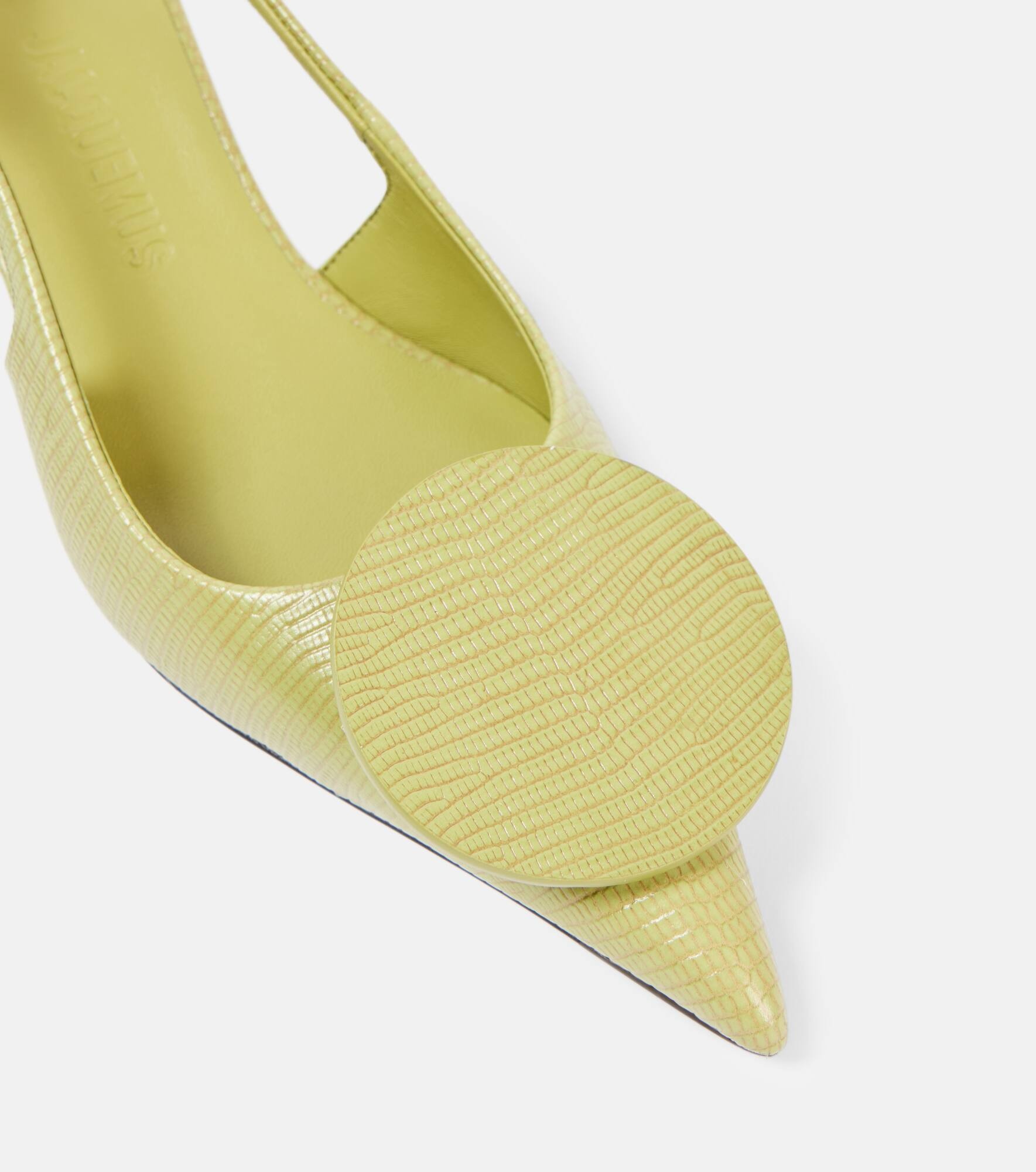 Duelo 40 leather slingback pumps - 5