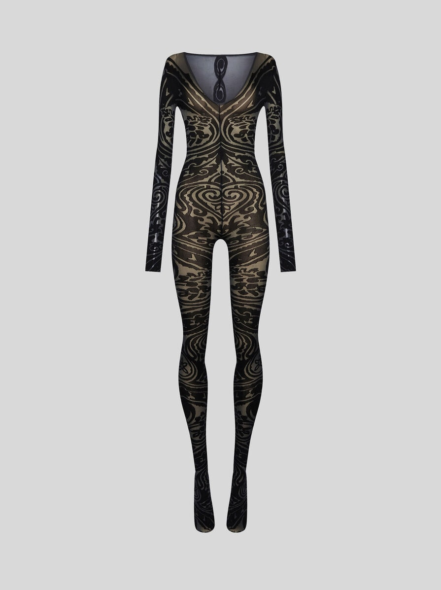 PAISLEY TATTOO BODYSUIT - 1