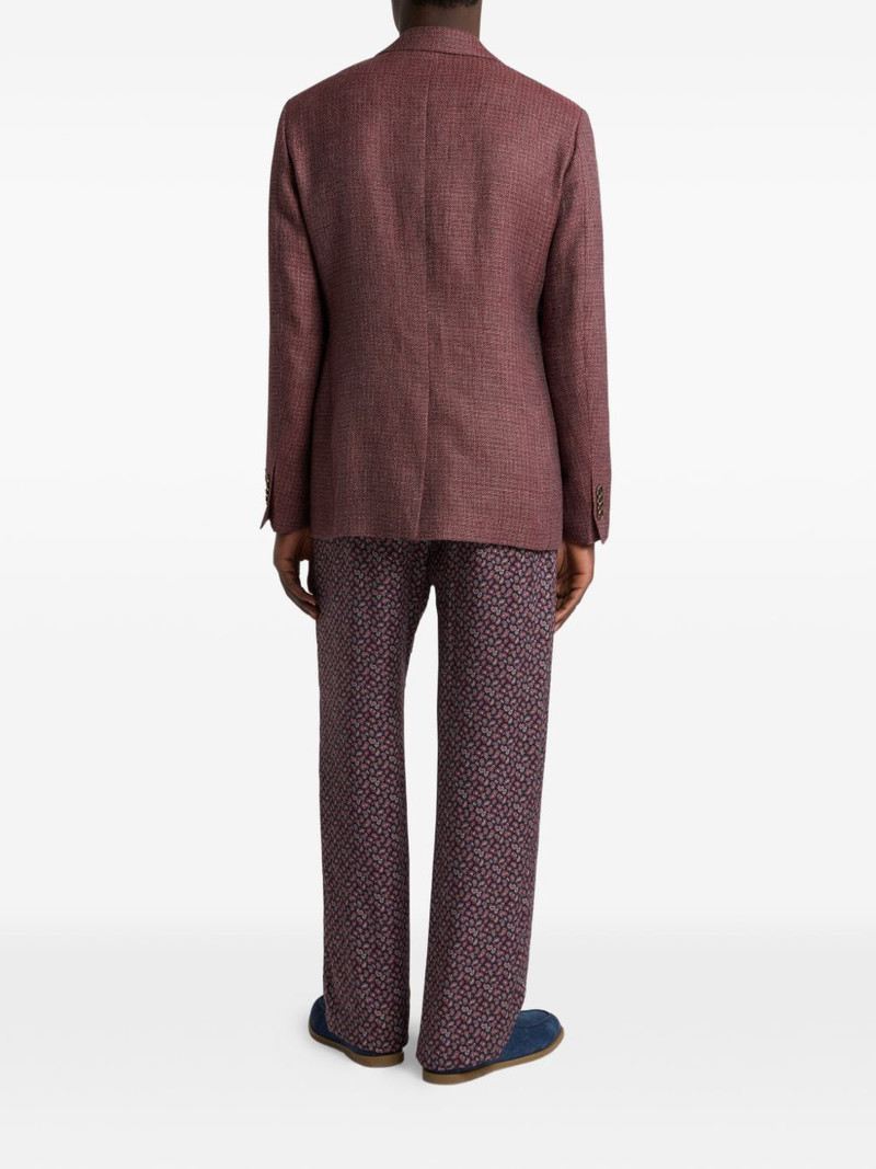 single-breasted mouliné blazer 3