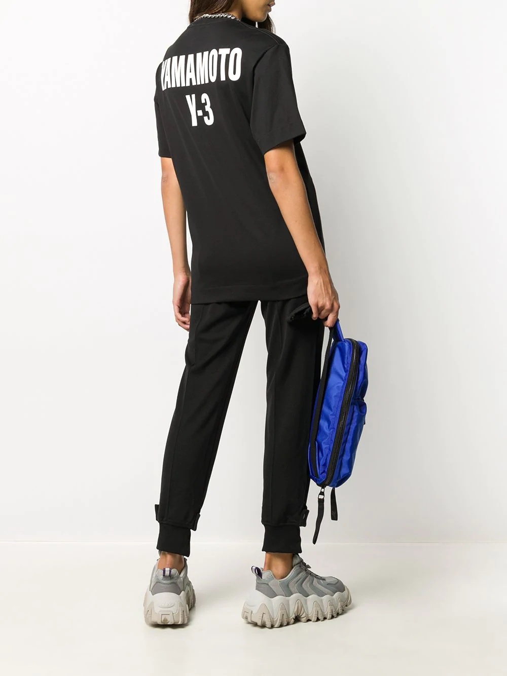 tailored cuffed track pants - 2