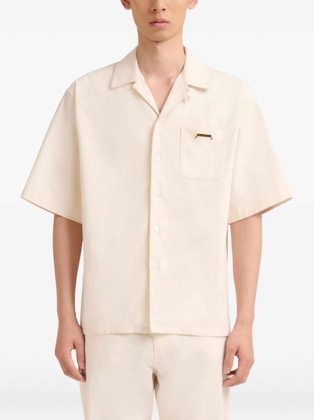short-sleeve button-up shirt - 3