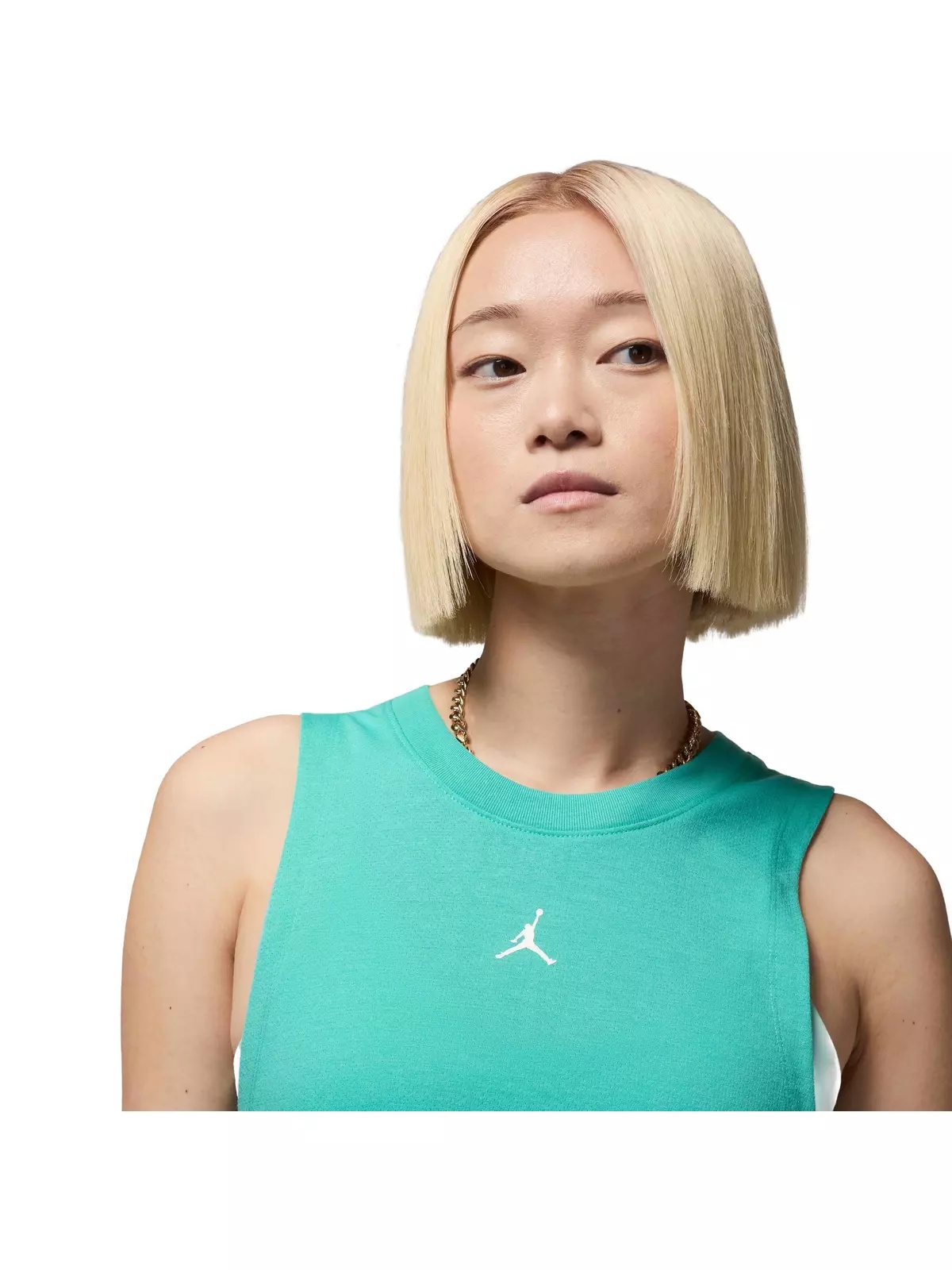 Women's Sports Diamond Tank Top -Green - 3