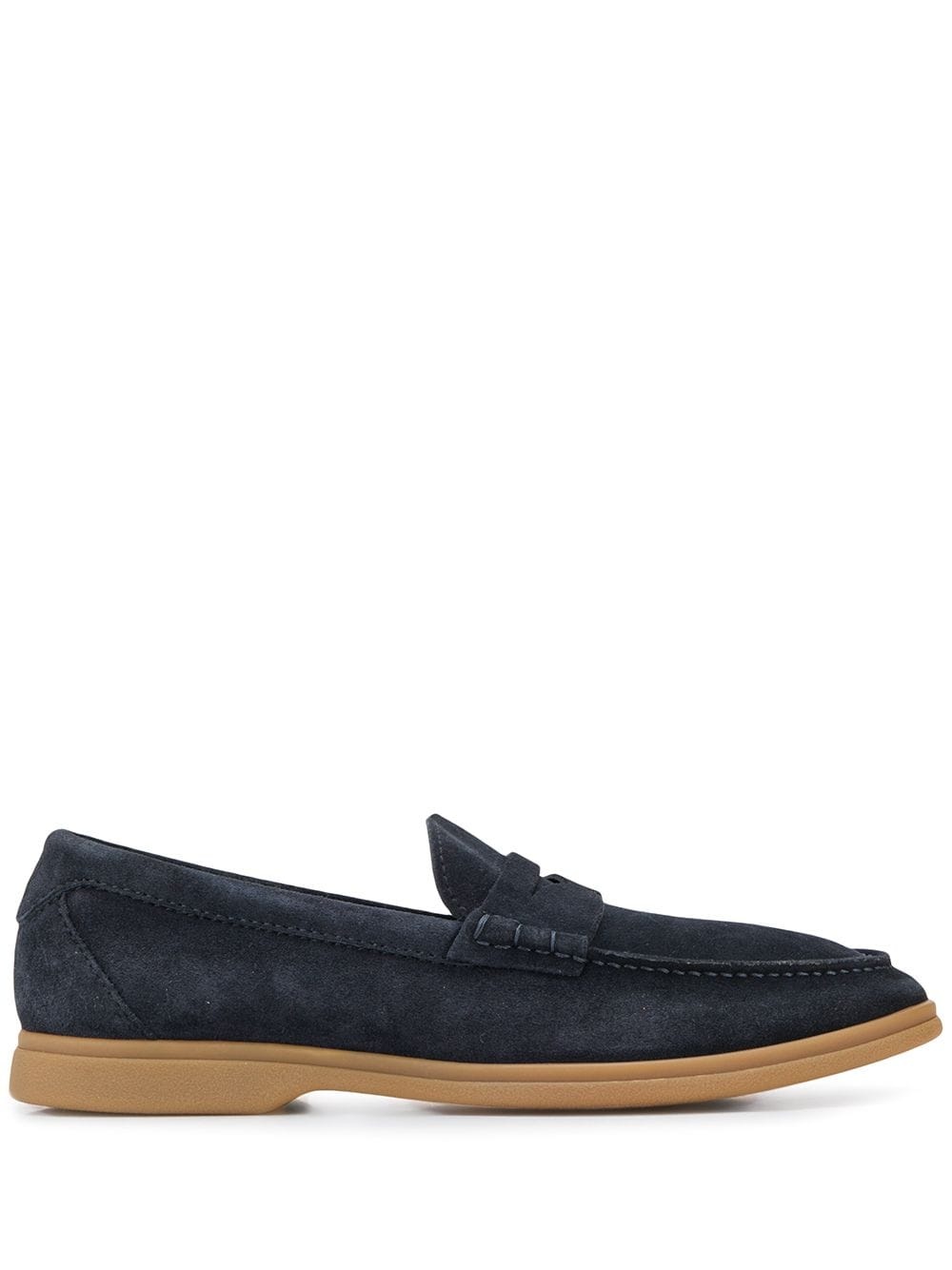 suede penny loafers - 1