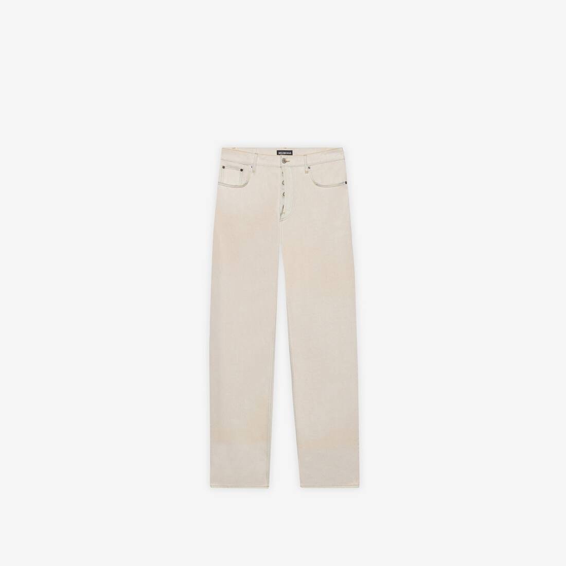 Loose Fit Pants in Beige - 1