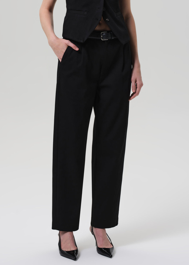 Mallory Straight Trouser In Black 5