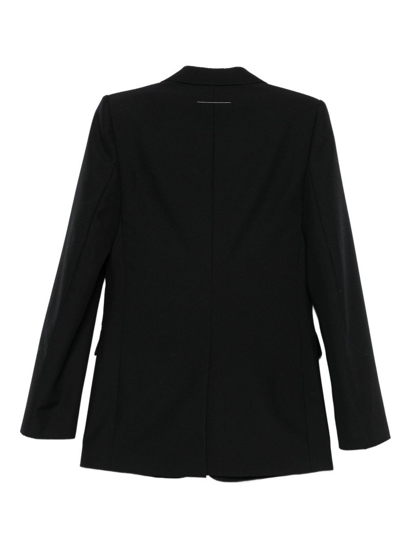 MM6 Maison Margiela virgin-wool blazer outlook