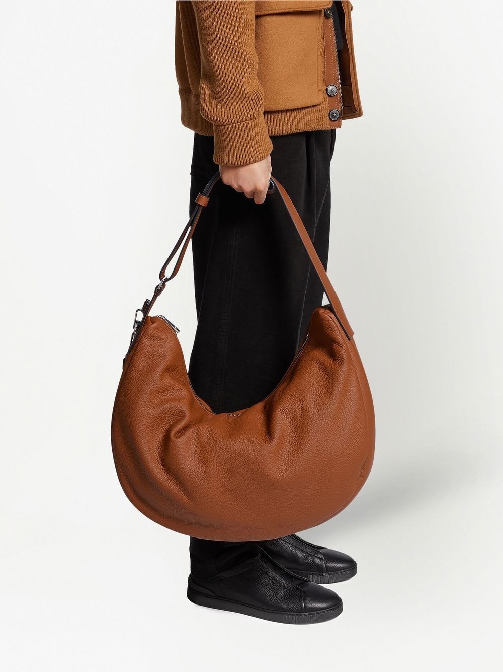 Panorama leather shoulder bag - 2